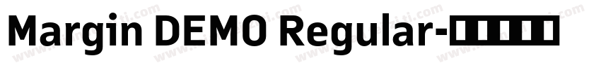 Margin DEMO Regular字体转换